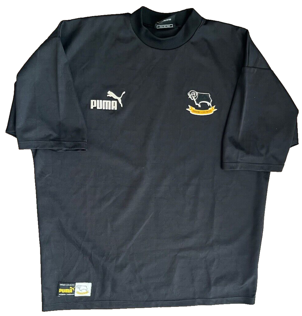 Vintage Derby County Jersey Training Shirt Puma Football Soccer Size Men L