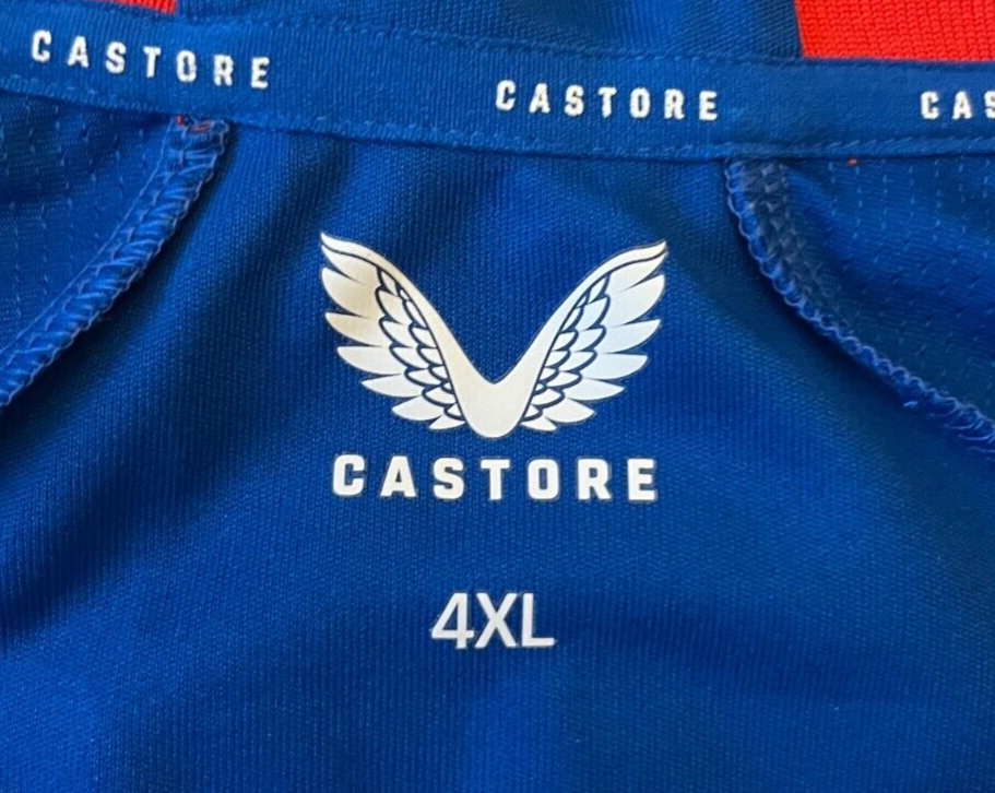 Glasgow Rangers Jersey 2022 2023 Home Shirt Castore Men Size 4XL