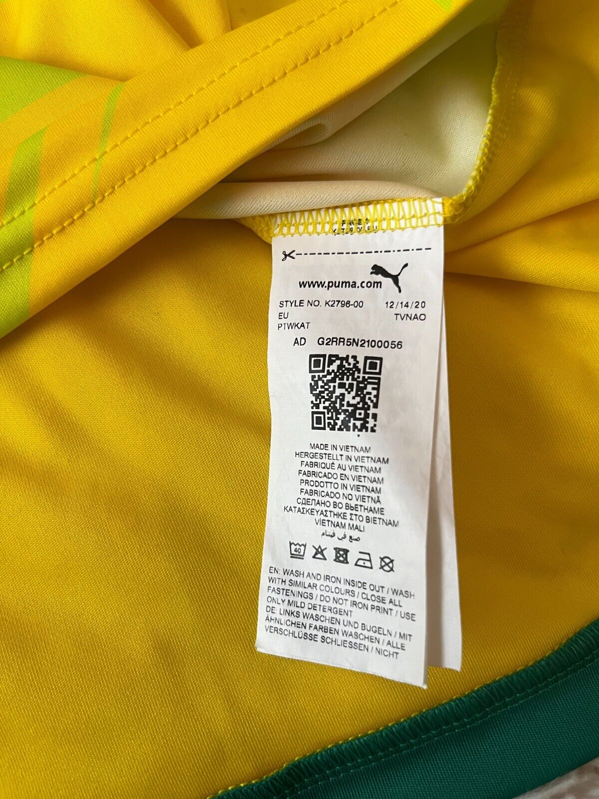 Swindon Town 2021 2022 Away Shirt Football Jersey Puma Size Men 3XL