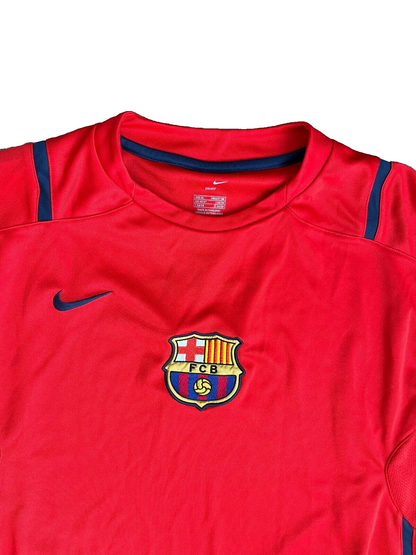 Vintage Barcelona Jersey Sleeveless Shirt Nike Football Soccer Size Men XL