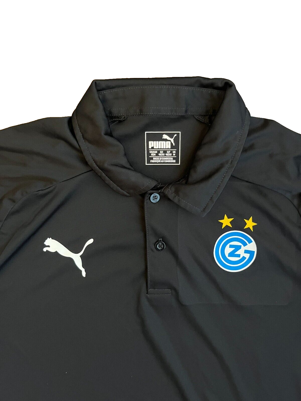 Grasshopper Zurich Jersey Training Polo Shirt Puma Football Size Men M