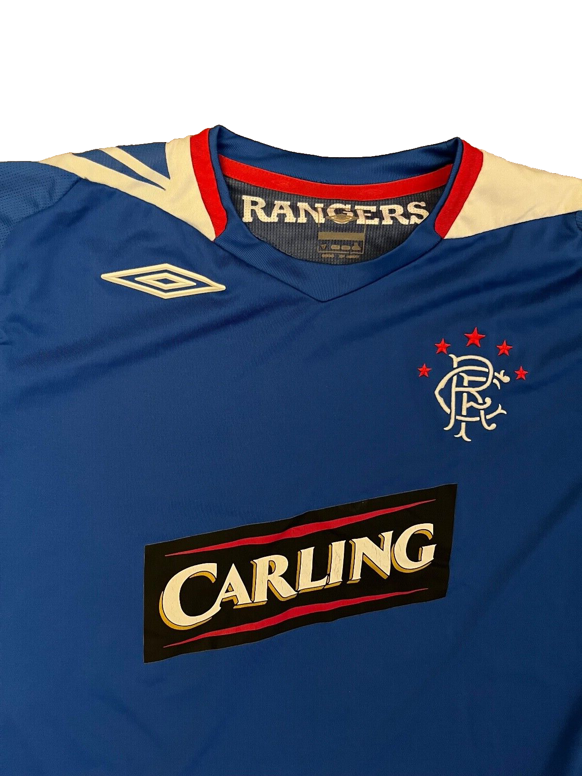 Glasgow Rangers Jersey 2006 2007 Home Shirt Umbro Football Soccer Size Men L