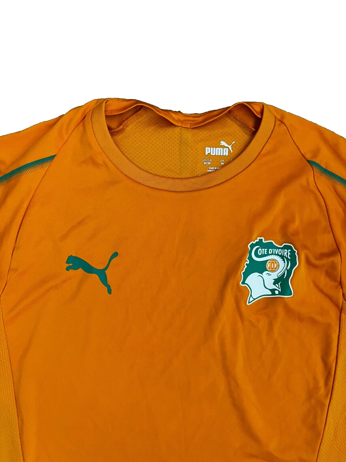 Ivory Coast Football 2018 2019 Home Shirt Jersey Puma Camiseta Trikot Mailot M