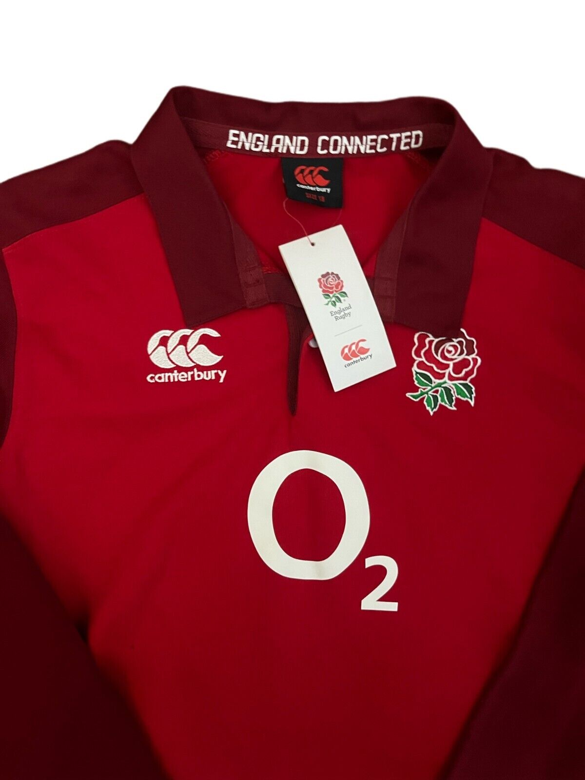 BNWT England Rugby Shirt Jersey Canterbury Camiseta Trikot Size Men 18