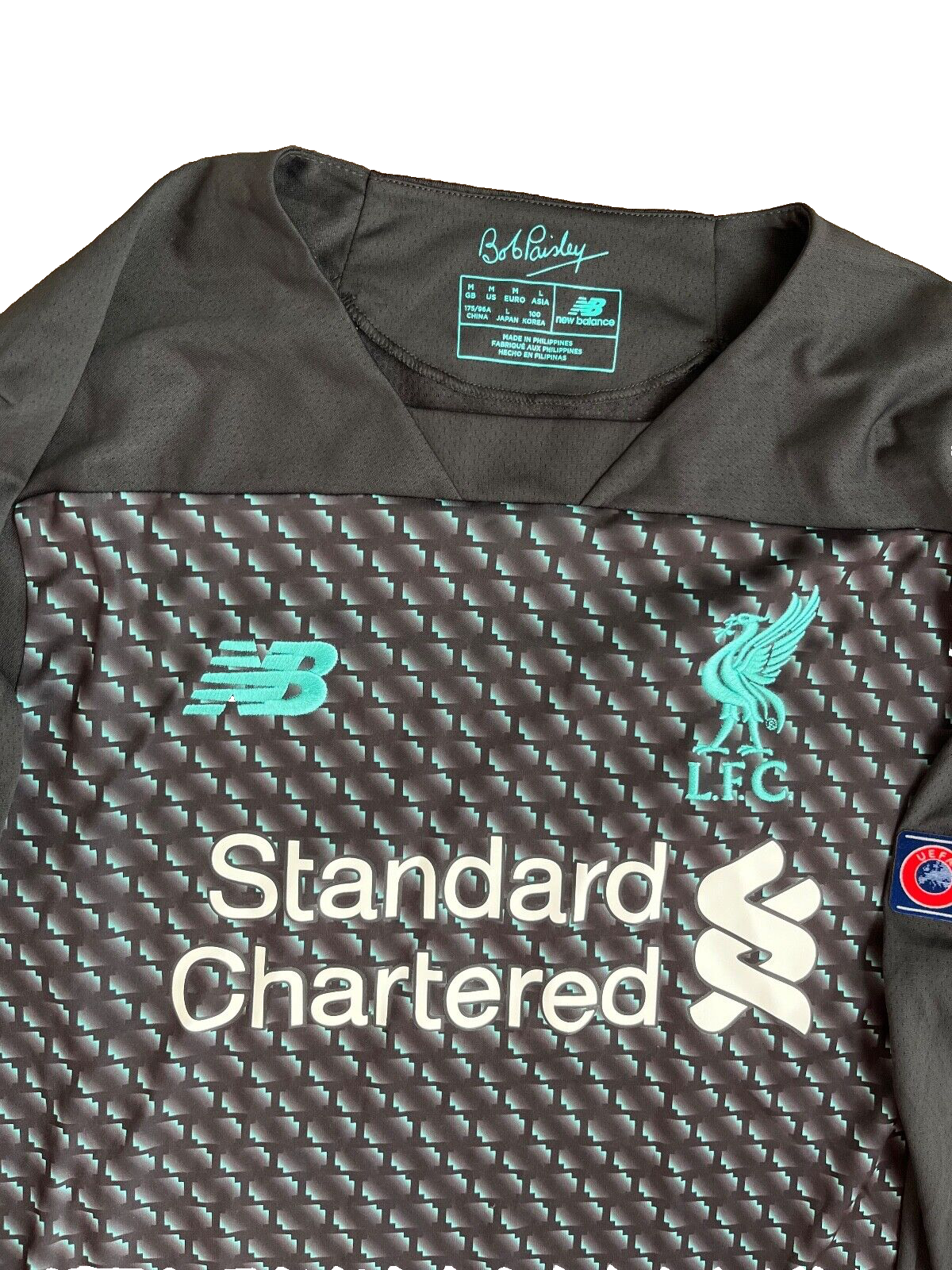 Liverpool Jersey 2019 2020 Third Shirt New Balance UCL Long Sleeve Size Men M