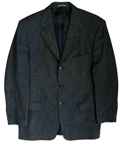 Lubiam Blazer Jacket Cashmere Wool Size Men 50 R Made in Italy