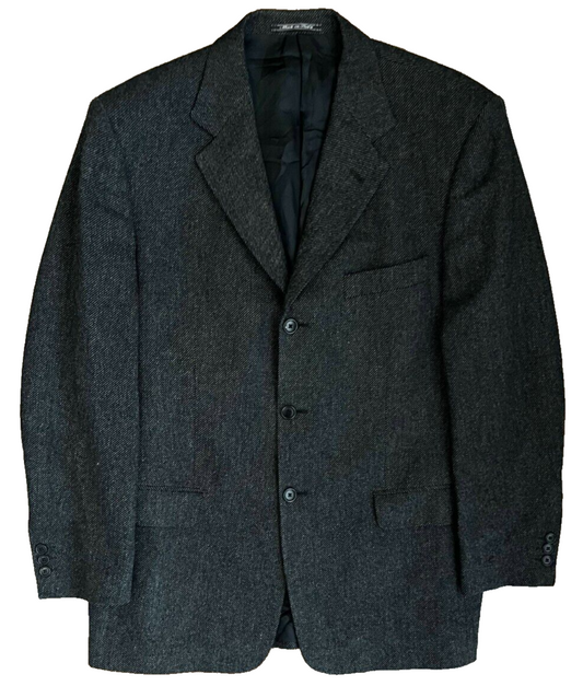 Lubiam Blazer Jacket Cashmere Wool Size Men 50 R Made in Italy