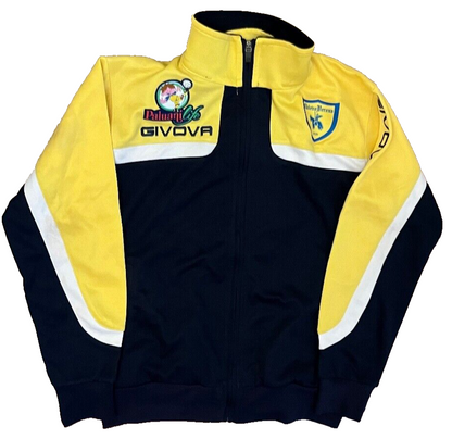 Vintage Chievo Verona Football Training Jacket Soccer Givova Men Size XS