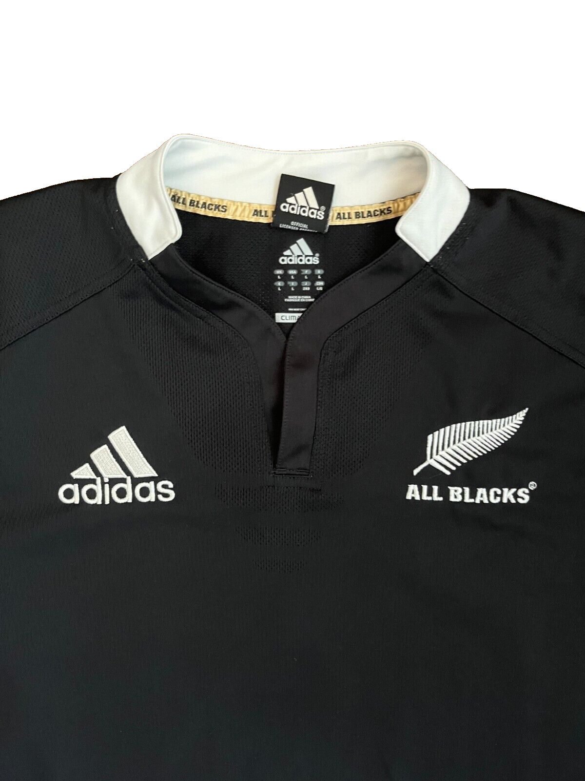 New Zealand All Blacks Rugby 2011 2012 Home Shirt Jersey Adidas Size Men L