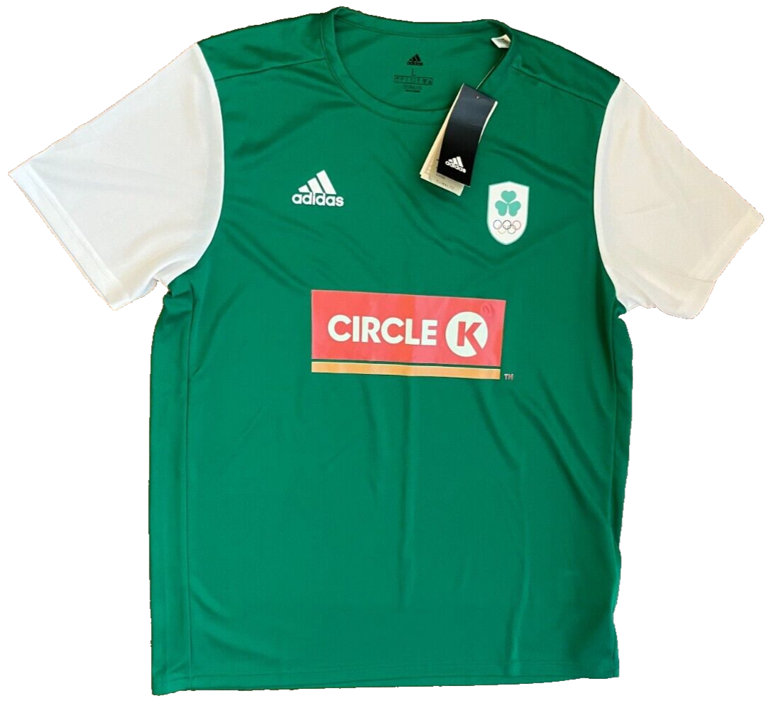 BNWT Ireland Olympics Jersey 2020 Shirt Green Adidas Size Men L