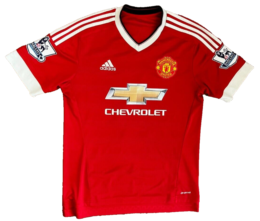 Juan Mata Manchester United Jersey 2015 2016 Home Shirt Adidas Football Size M