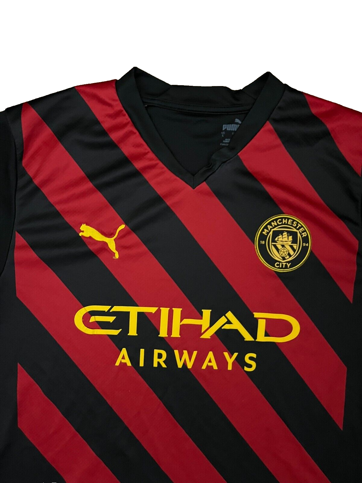 Manchester City 2022 2023 Away Shirt Jersey Puma Camiseta Trikot Mailot Size L