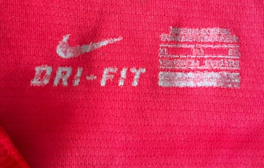 Manchester United Jersey 2013 2014 Home Shirt Long Sleeves Nike Size Youth XL