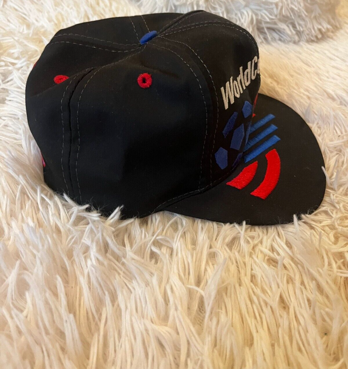 Vintage FIFA World Cup 1994 Hat Cap Adidas Snapback 90's Black