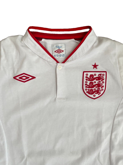 England Football Jersey Home Shirt 2012 Euro Umbro Size Men 40 Medium