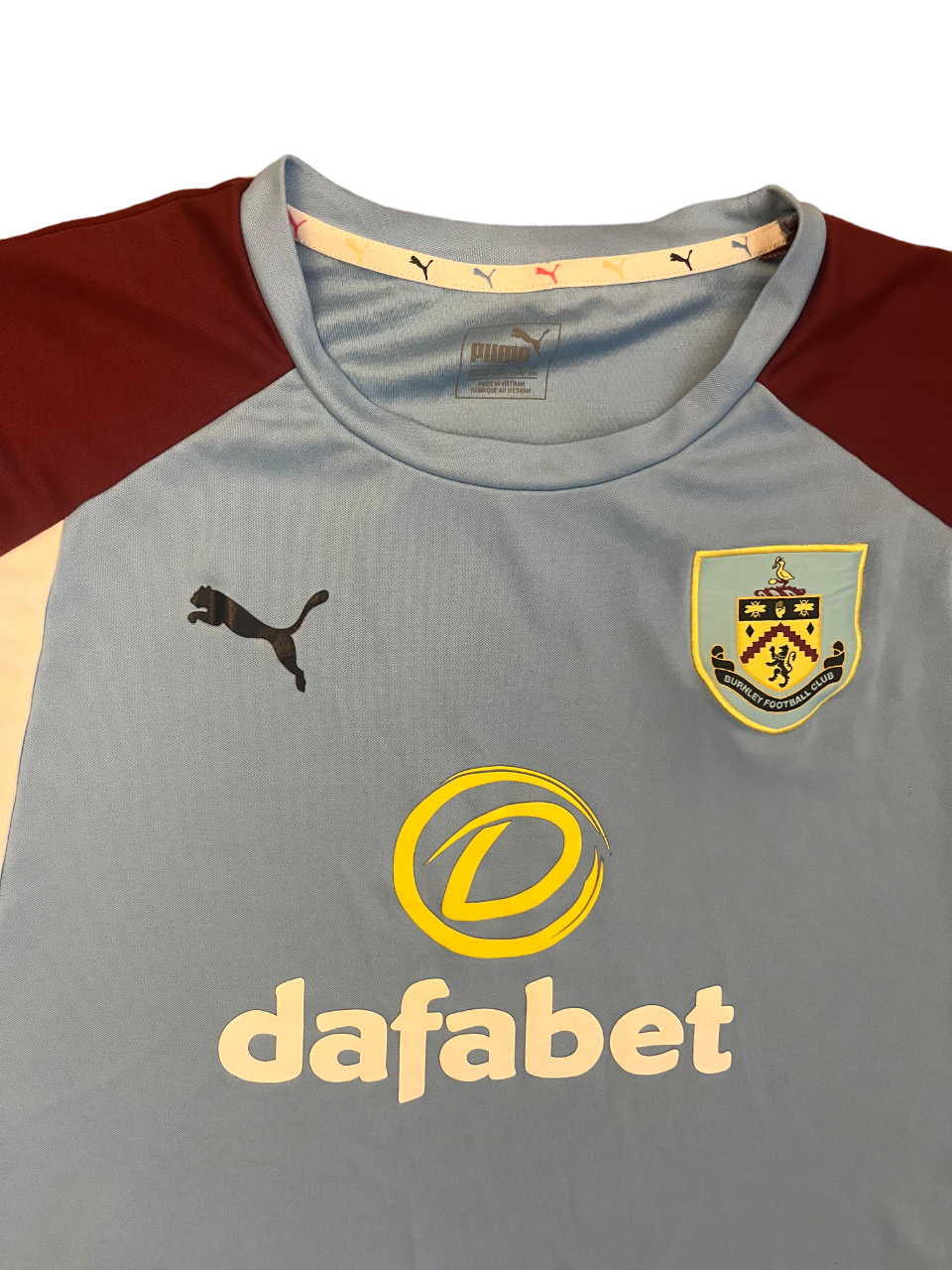 Burnley Jersey 2016 2017 Training Shirt Pre Match Puma Football Men Size XXL