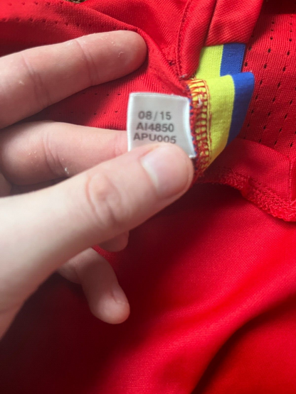 Spain 2015 2016 Training Shirt Jersey Adidas Camiseta Trikot Mailot Men S