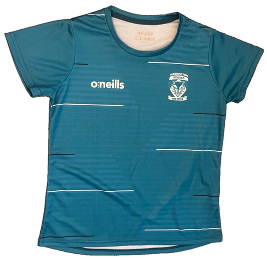 Warrington Wolves Jersey Training Shirt O'Neills Rugby Size 14