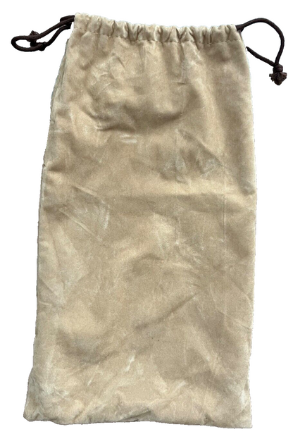 Vintage Hermes Dust Bag Beige Sand For Heels Sandals