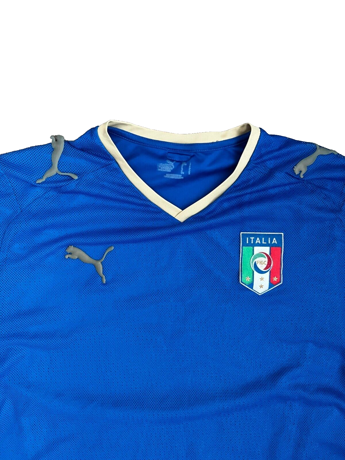 Italy 2008 2009 Home Shirt Jersey Puma Camiseta Trikot Mailot Size Men L
