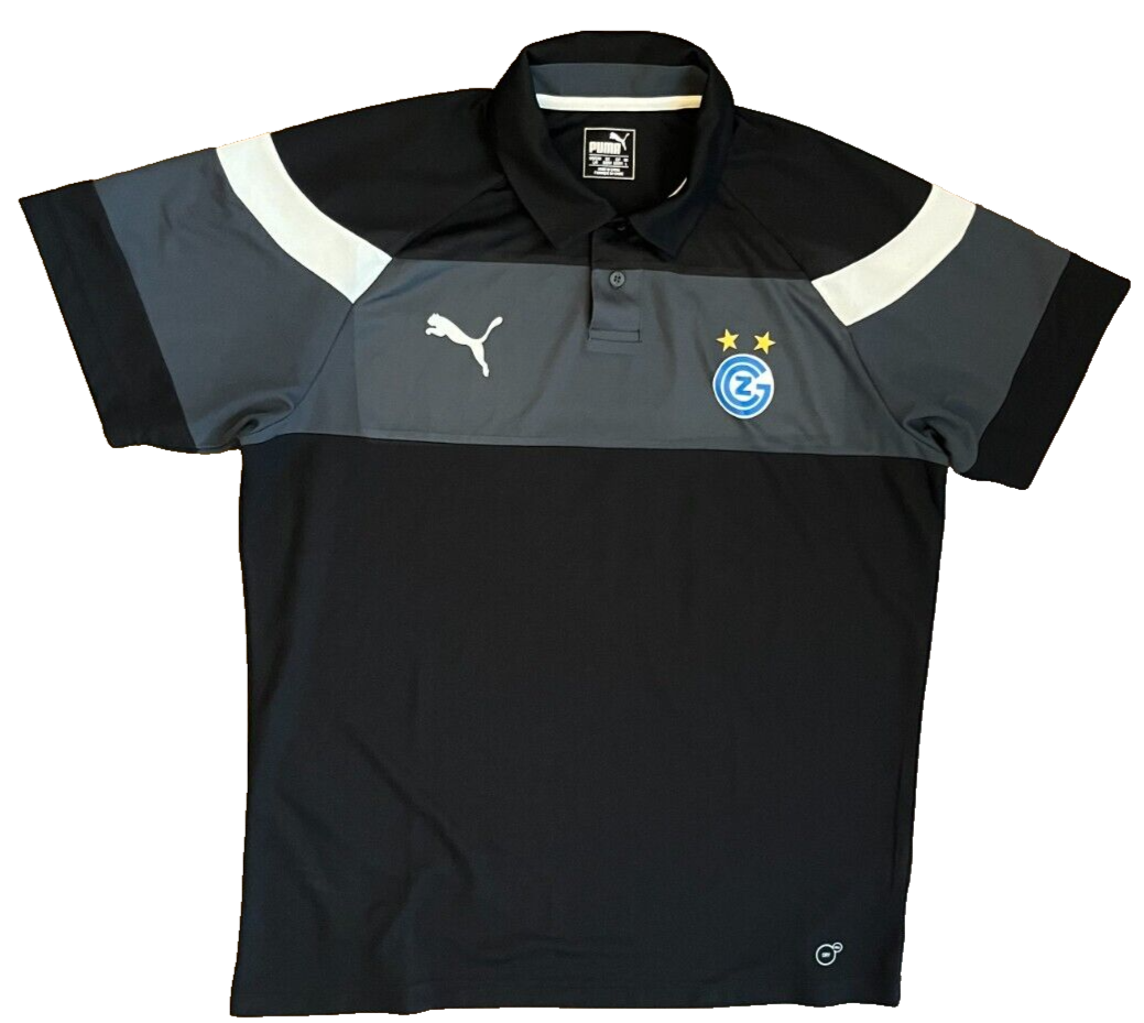 Grasshopper Zurich Jersey Training Polo Shirt Puma Football Size Men L