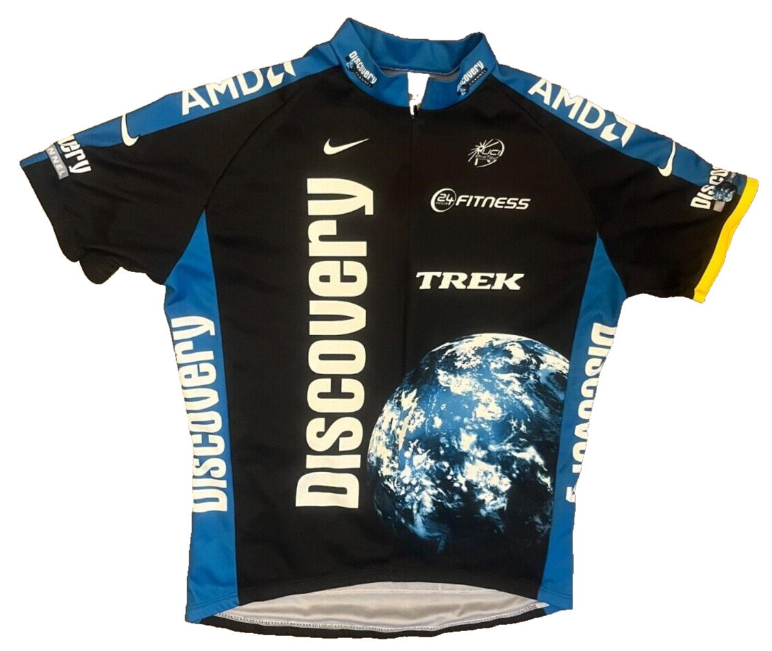 Discovery Channel Cycling Jersey 2007 Bike Trek Shirt Size Men XL