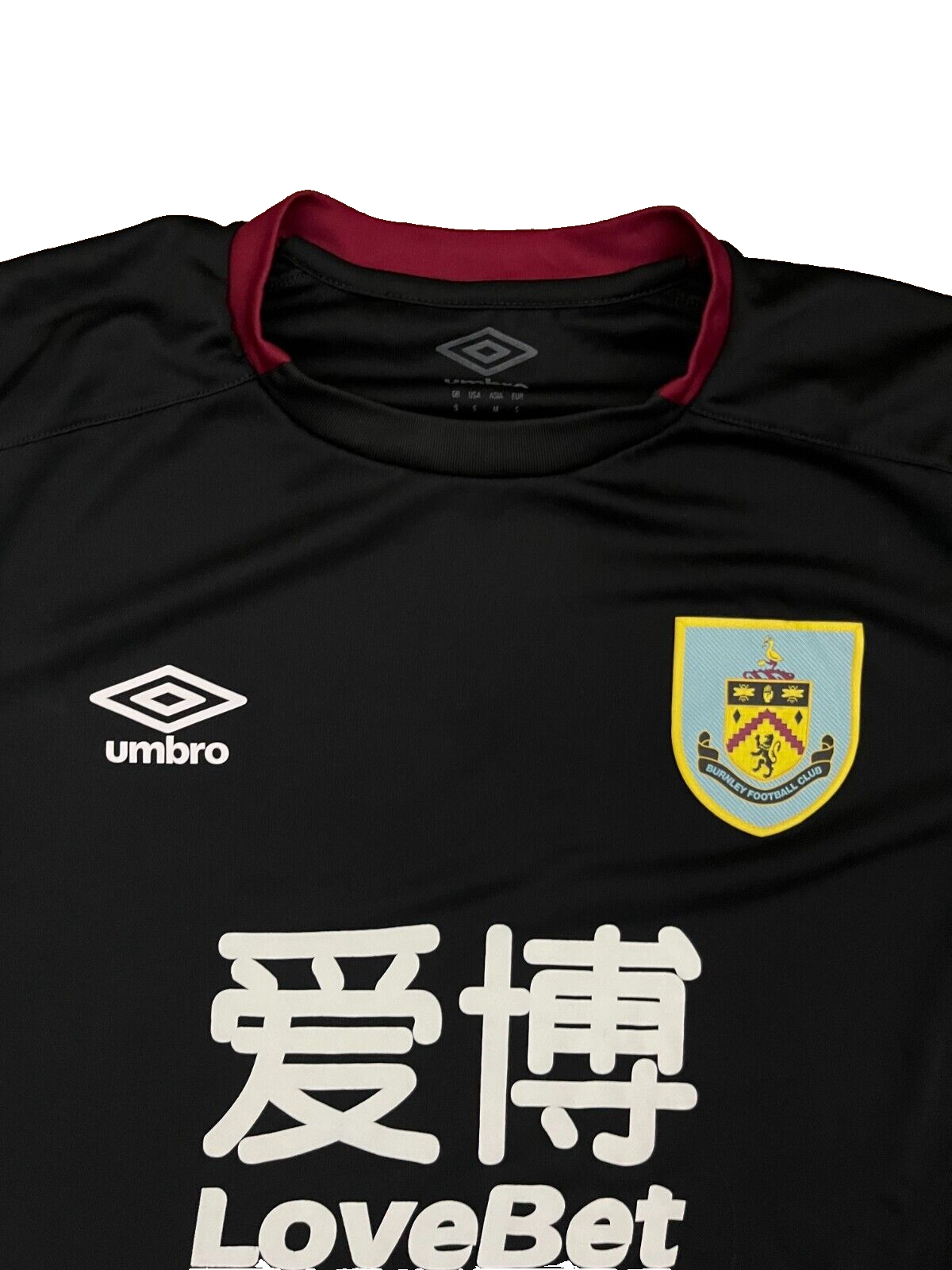 Burnely 2020 2021 Training Shirt Jersey Umbro Camiseta Trikot Mailot Size Men S