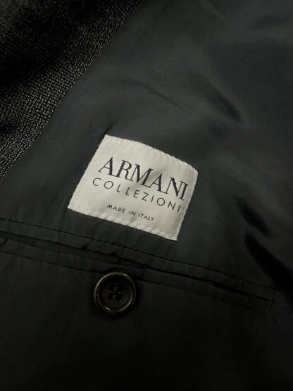 Armani Collezioni Wool Blazer Jacket Size Men 54 Made in Italy