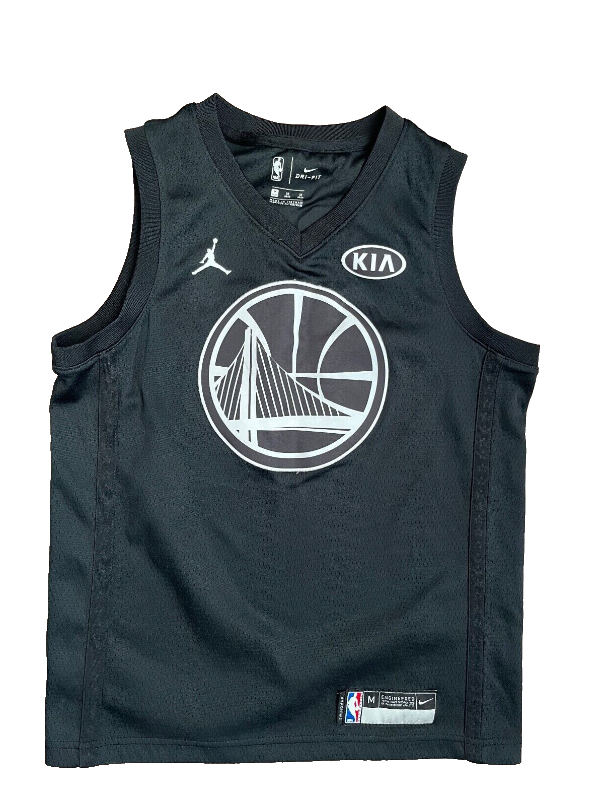 Stephen Curry NBA All Stars Jersey 2018 Golden State Warriors Shirt Nike Youth M