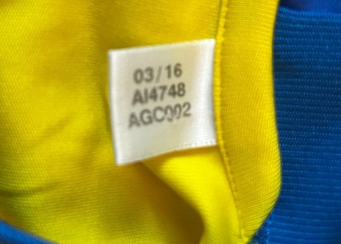 Sweden Jersey 2016 Euro Home Shirt Adidas Football Size Men XL