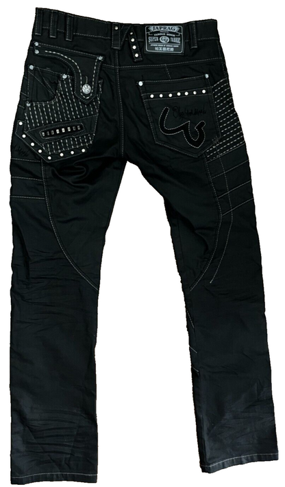 Japrag Japan Jeans Denim Men Size 31 Okishana Samoki Limited Edition Black