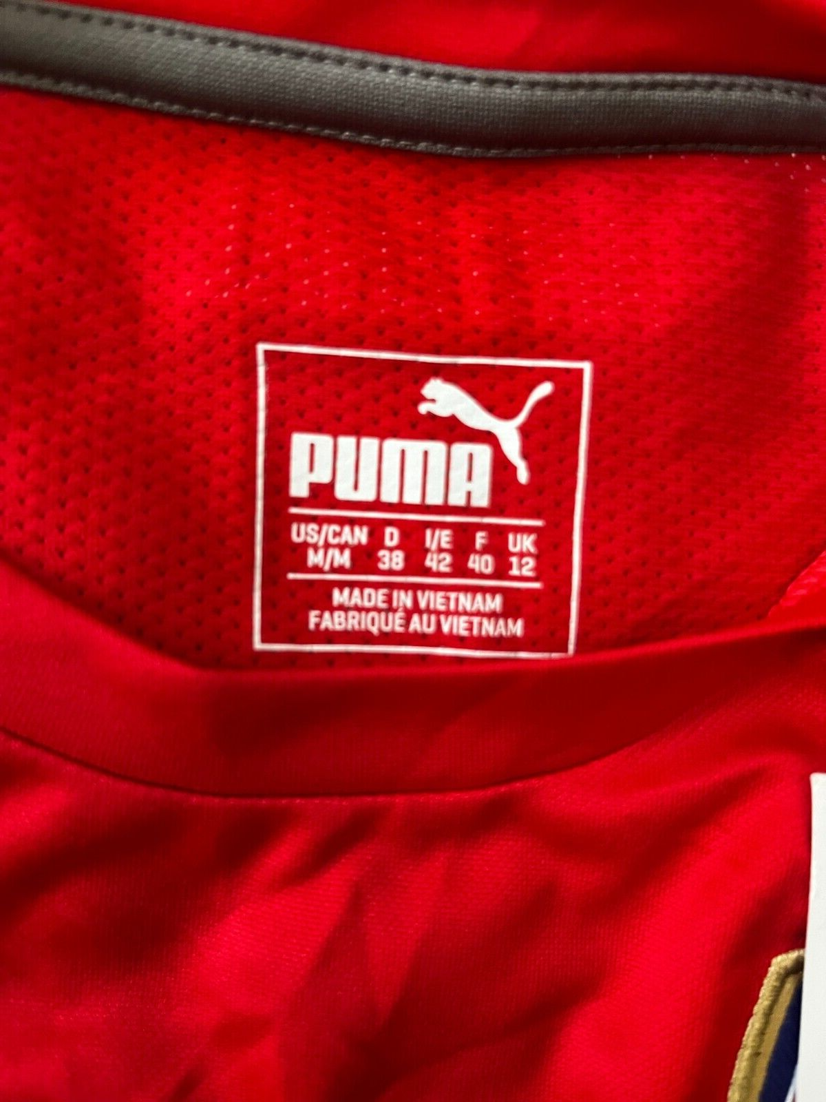 BNWT Arsenal Training Vest Shirt Jersey Puma Camiseta Trikot Mailot Women Size M