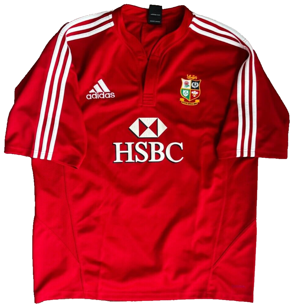 British Irish Lions Rugby 2008 2009 Home Shirt Jersey Adidas Size Men XL