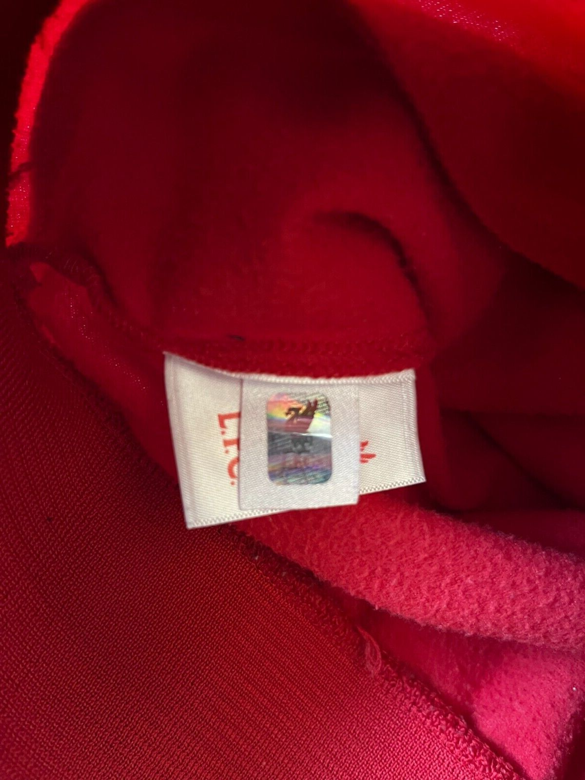 Liverpool Football Training Track Jacket 2005 The Final Retro Size Men L