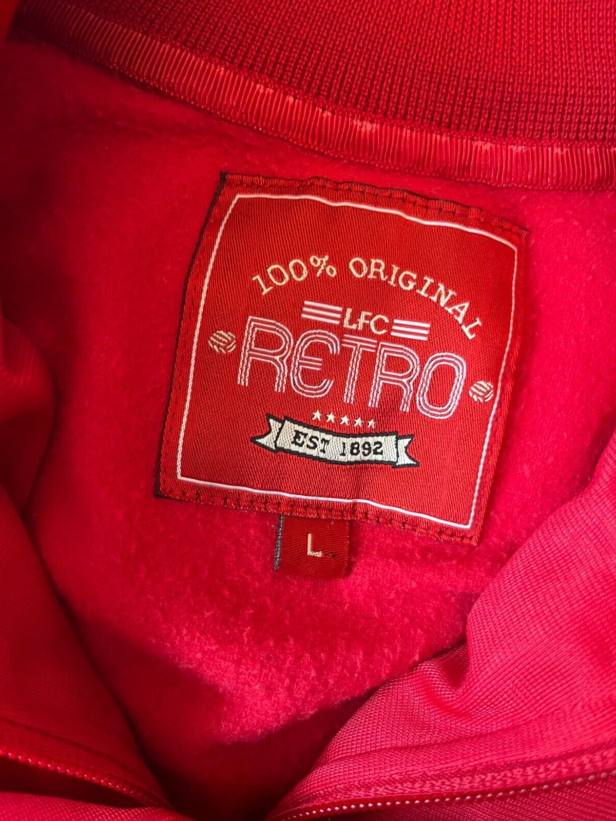 Liverpool Football Training Track Jacket 2005 The Final Retro Size Men L