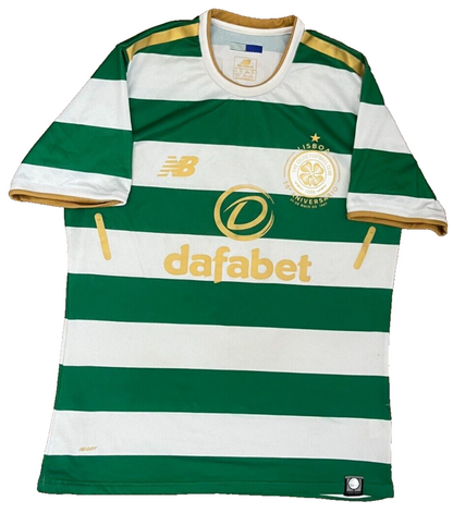 Scott Brown Glasgow Celtic 2017 2018 Home Shirt Jersey New Balance Size XL