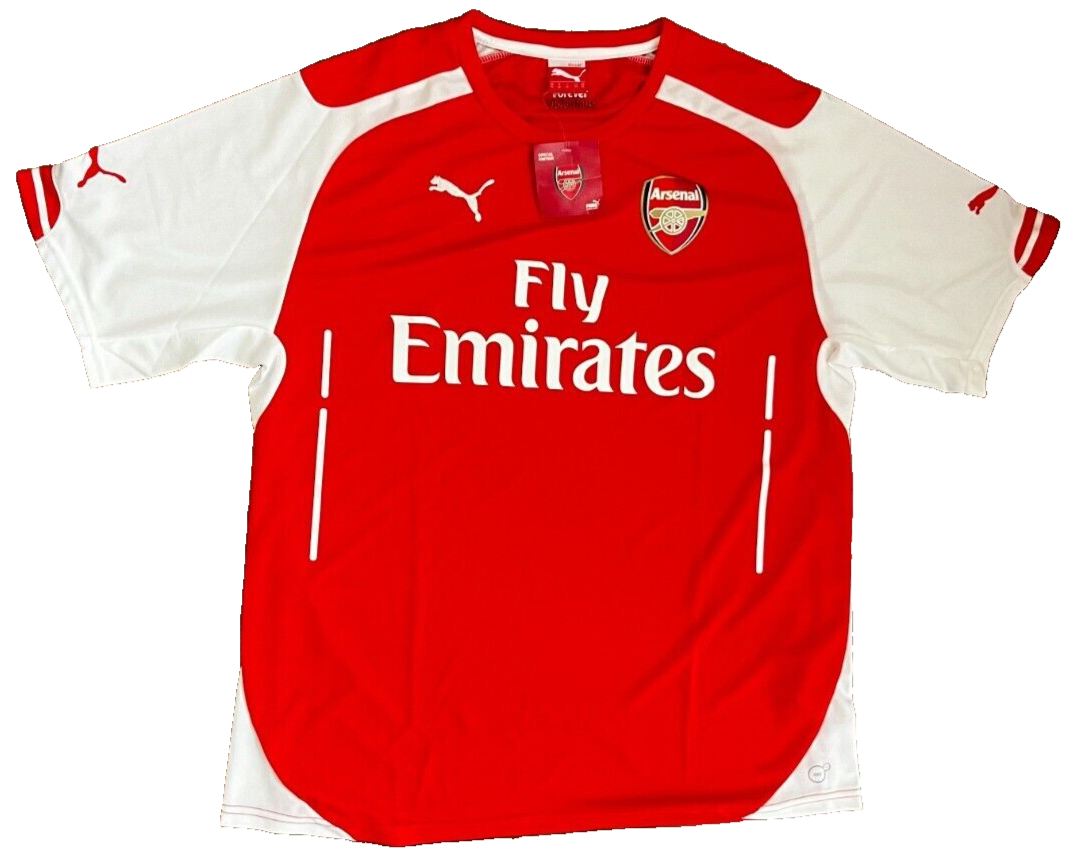 BNWT Arsenal 2014 2015 Home Shirt Jersey Puma Camiseta Size Men XL