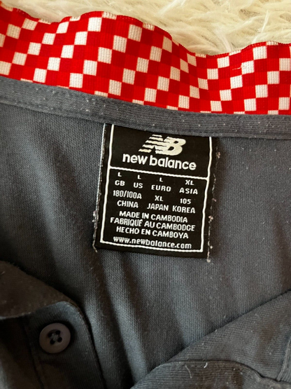 Liverpool Training Polo Shirt Football Jersey 125 Years New Balance Size Men L