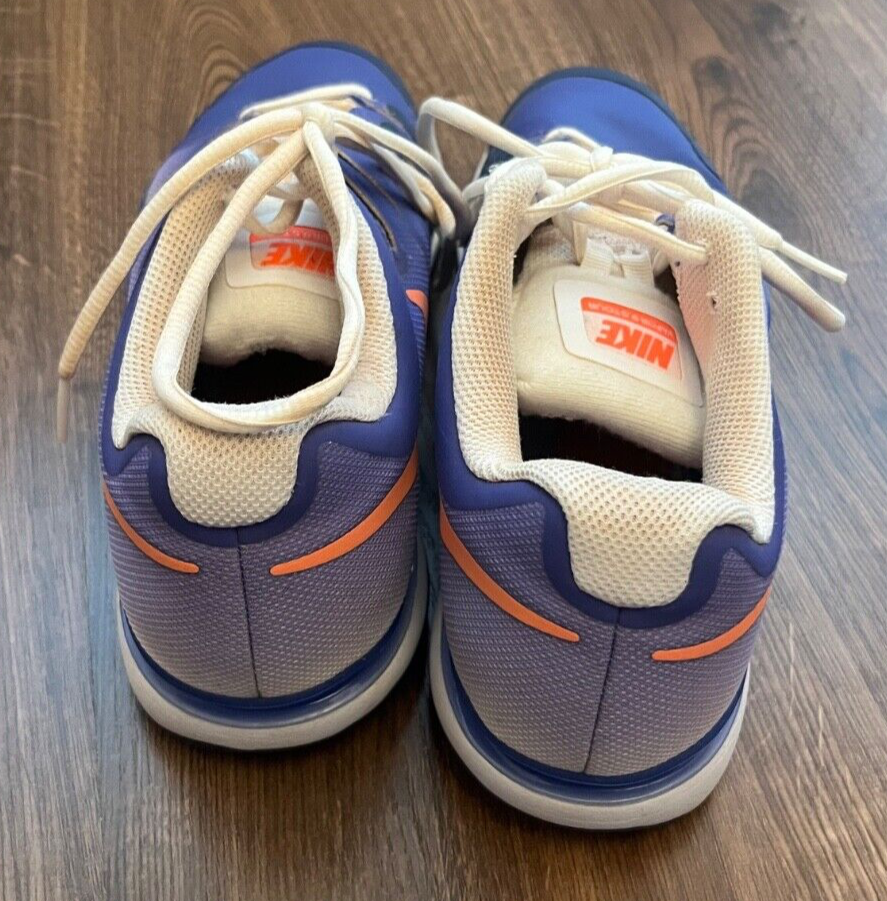 Nike Air Zoom Vapor 9.5 Tour Tennis Shoes Blue Orange Federer Size Men 42.5
