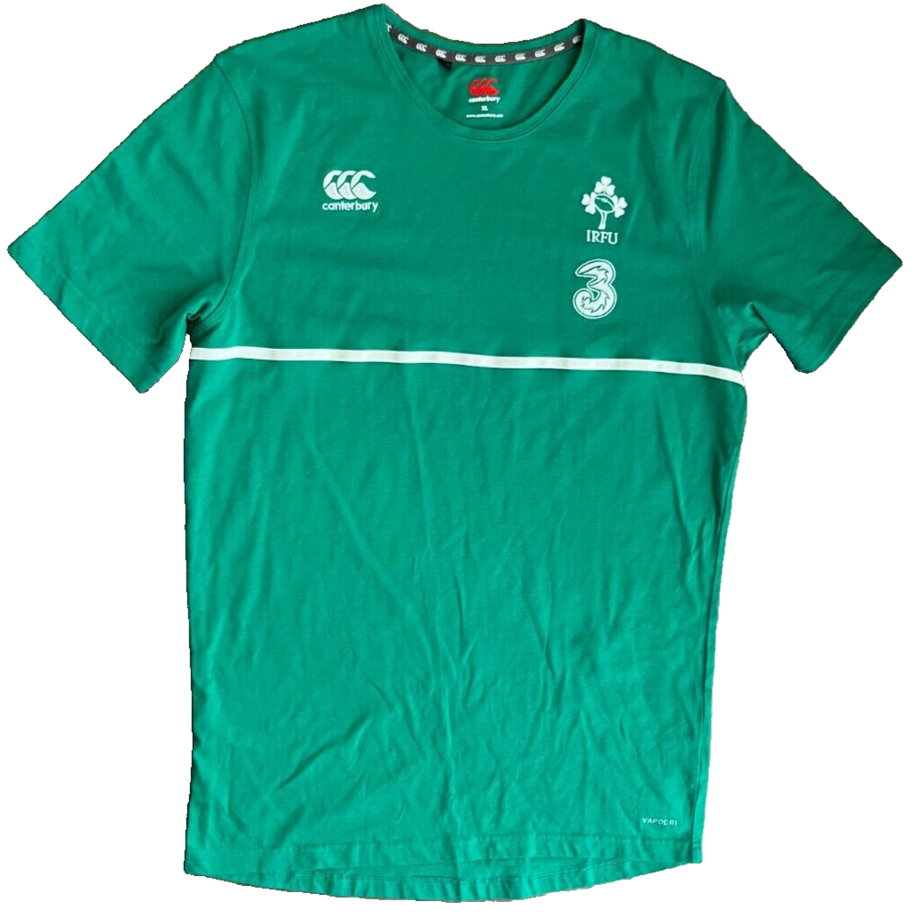 Ireland Rugby IRFU Jersey Training Shirt Canterbury Presentation Size Men XL