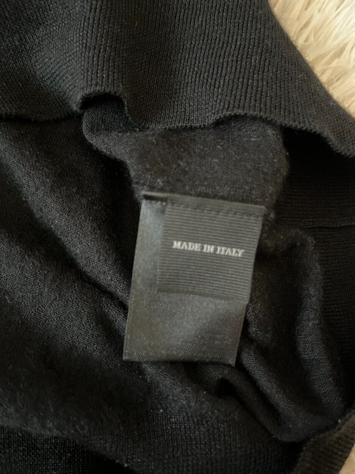 Ermenegildo Zegna Cashseta Light Cashmere Silk Black Sweatshirt Pullover Men 50