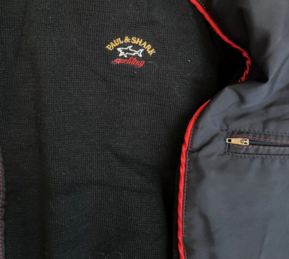 Paul Shark Yachting Vintage Kipawa Jacket Full Zip Men Size M Made in Italy