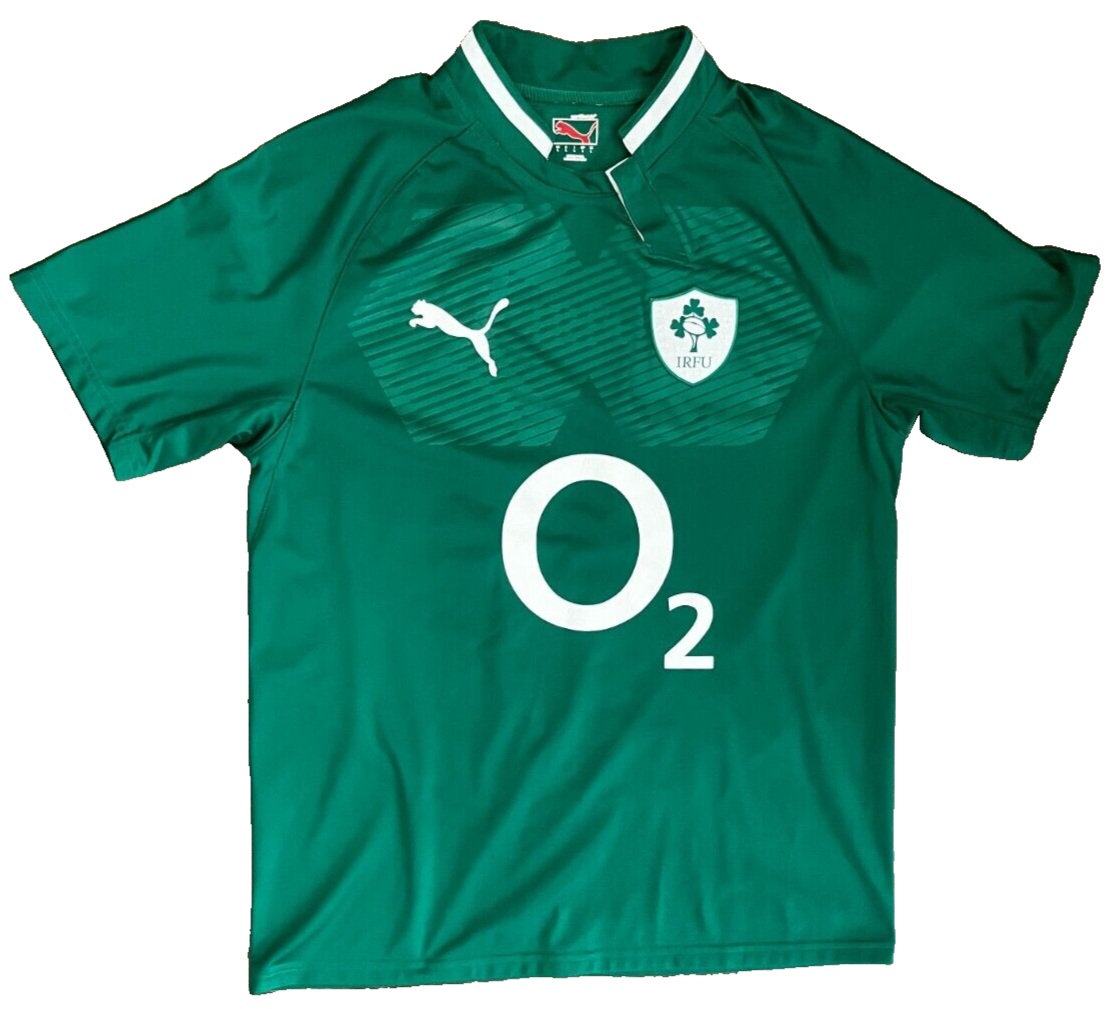 Ireland Rugby IRFU Home Shirt Jersey Puma Size Men L