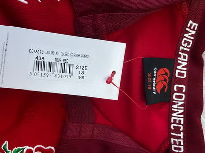 BNWT England Rugby Shirt Jersey Canterbury Camiseta Trikot Size Men 18