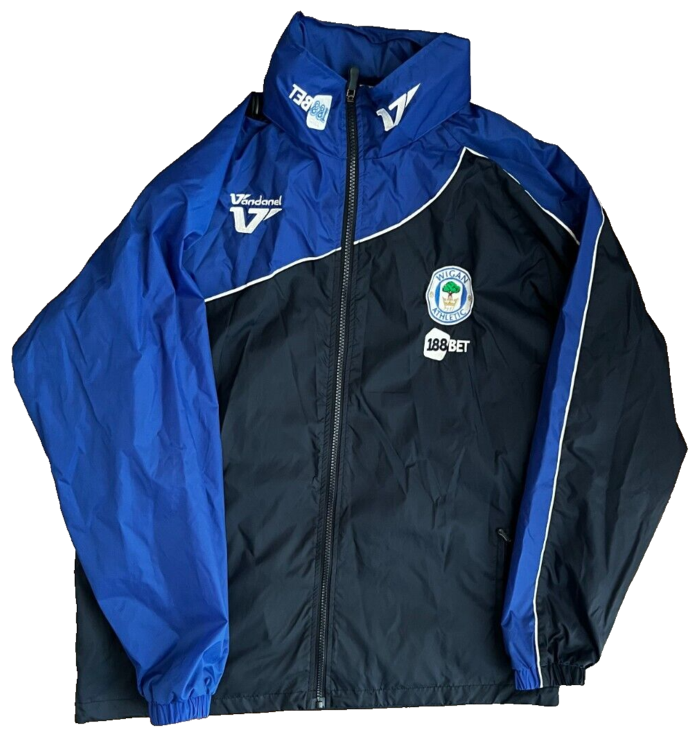 Wigan Athletic Jacket Training Presentation Vandanel Windbreaker Size Men S