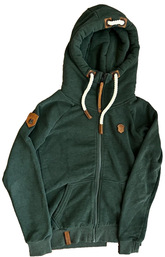 Naketano Hoodie Full Zip Jacket Green Size Men S