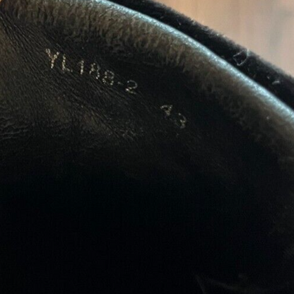 Alexander McQueen Oversized Sneakers Suede Velour Trainers Black Size 43