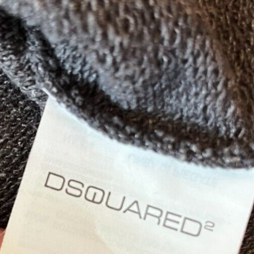 Dsquared2 Pullover Cotton Sweater Gray Sweatshirt Size Women 2XL