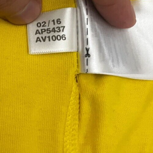 Sweden 2016 Home Fan Cotton Shirt Jersey Adidas Camiseta Trikot Mailot Men L