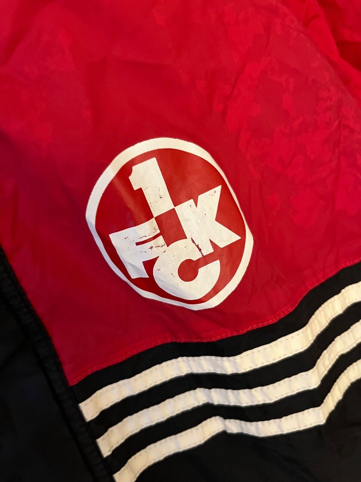 Vintage FC Kaiserslautern Football Training Jacket Soccer Adidas Men Size L